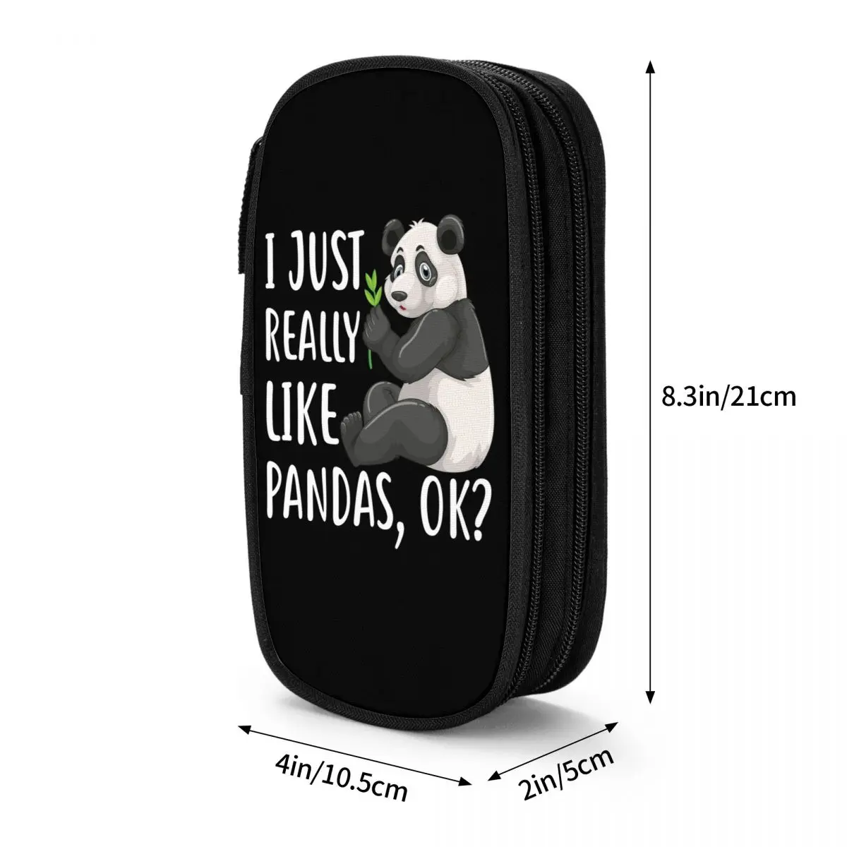 Adorabili astucci per matite Panda Animal Nature Zoo Pencil Pouch Pen per studenti borsa di grande capacità studenti regali scolastici cancelleria