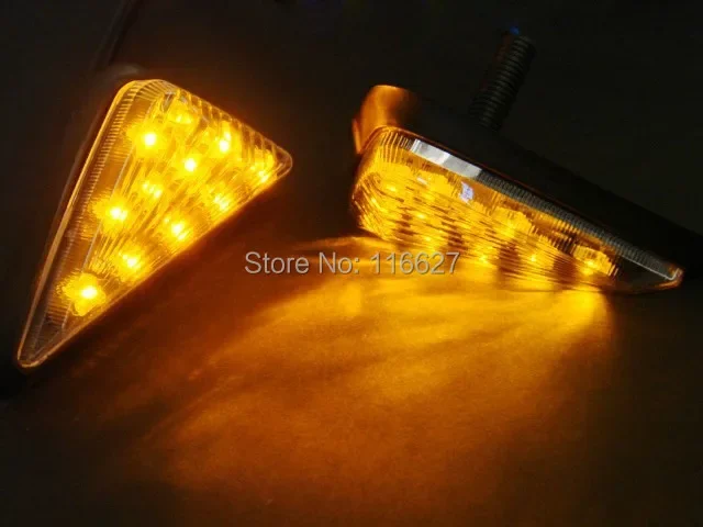 

10MM Clear Euro LED Flush Mount Turn Signal for Honda 00-01 CBR 929 RR / 02-03 954