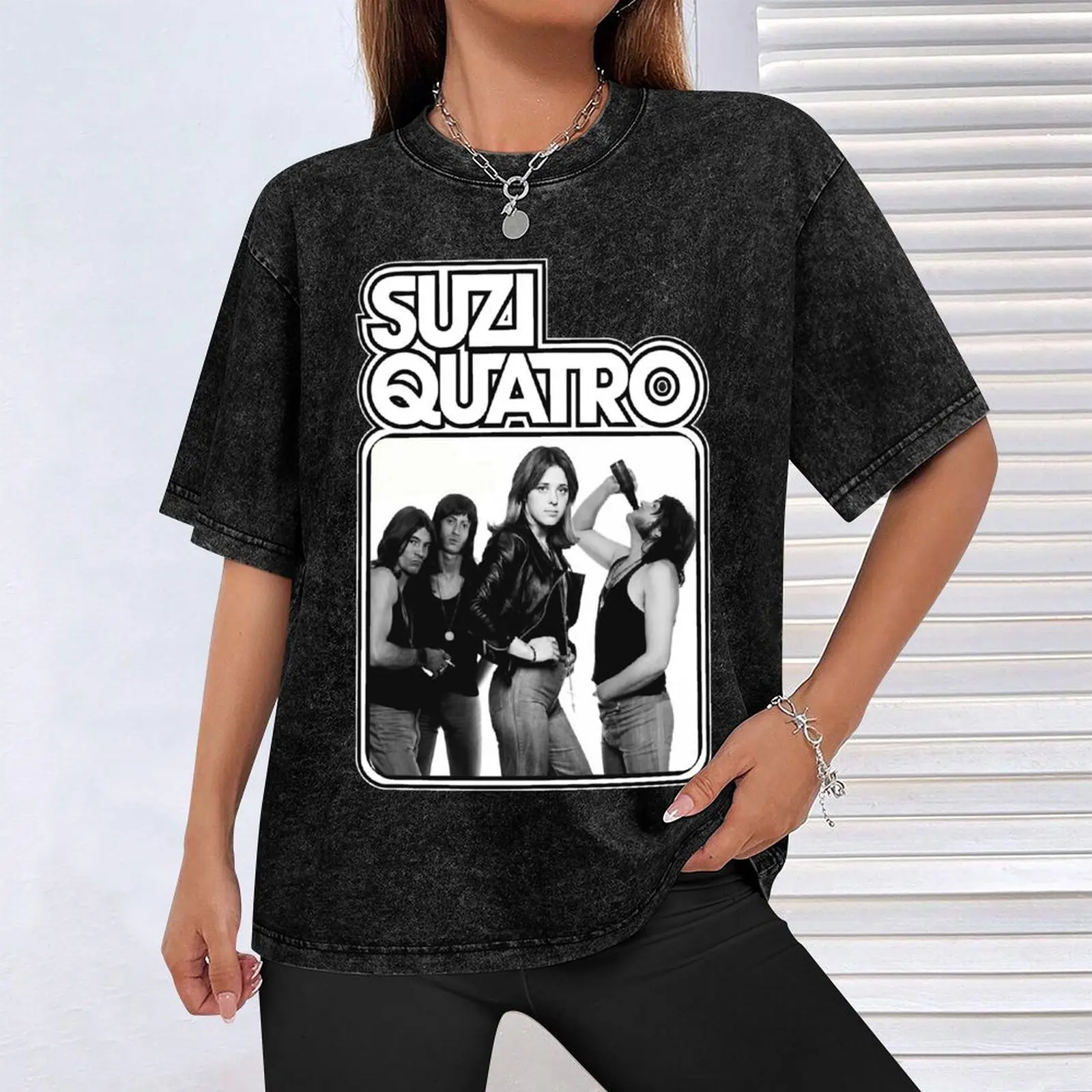 Suzi-vintage t-shirt para homens, plus size, designer t shirt