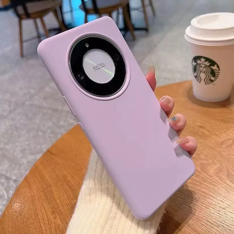 حافظة لهاتف Honor X9D/X70 حافظة فاخرة من السيليكون السائل صديقة للبشرة لهاتف Honor x7d ممتص للصدمات Funda