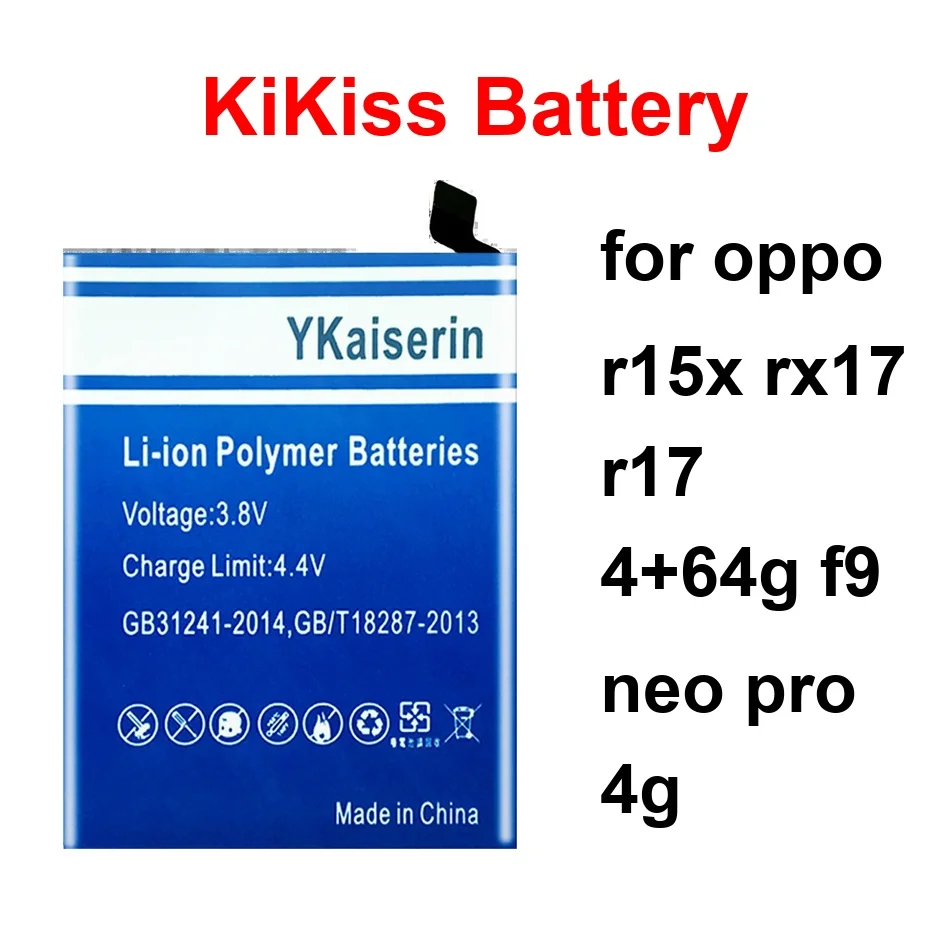 

Mobile Phone Battery Long Lasting BLP679 BLP681 BLP689 2300-4100Mah For Oppo R15x RX17 R17 4+64G F9 Neo Pro 4G