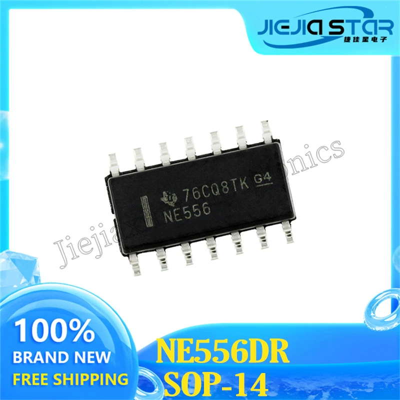 Dual Channel Chip, NE556, NE556DR, NE556DT, SMT SOP14 Timer, 100% Brand New and Original Electronics