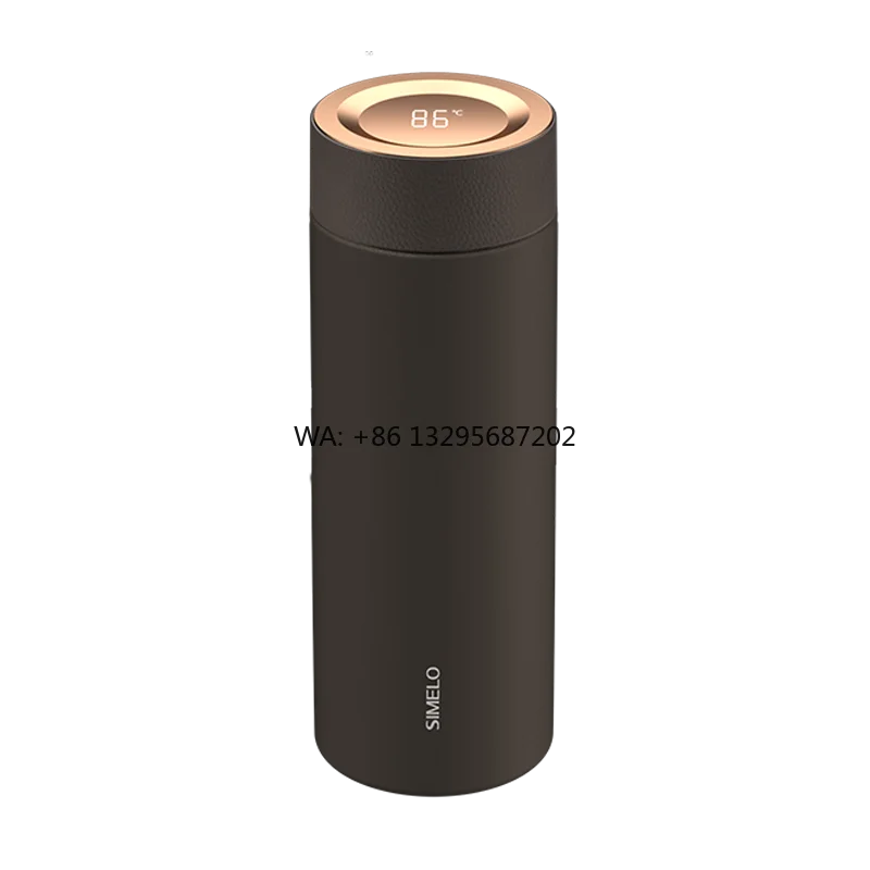 

SIMELO Temperature Display 550ml Portable Pure Titanium Insulated Cup