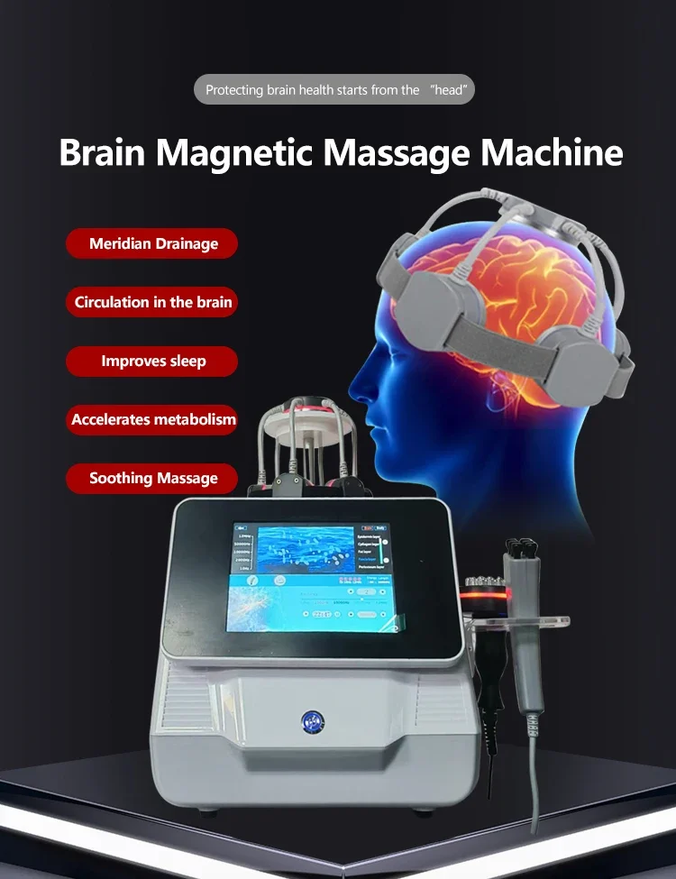 RTMS Brain Rehabilitation Instrument Head Massage Medical Supplies Transcranial Magnetic Stimulatuon for Home Use