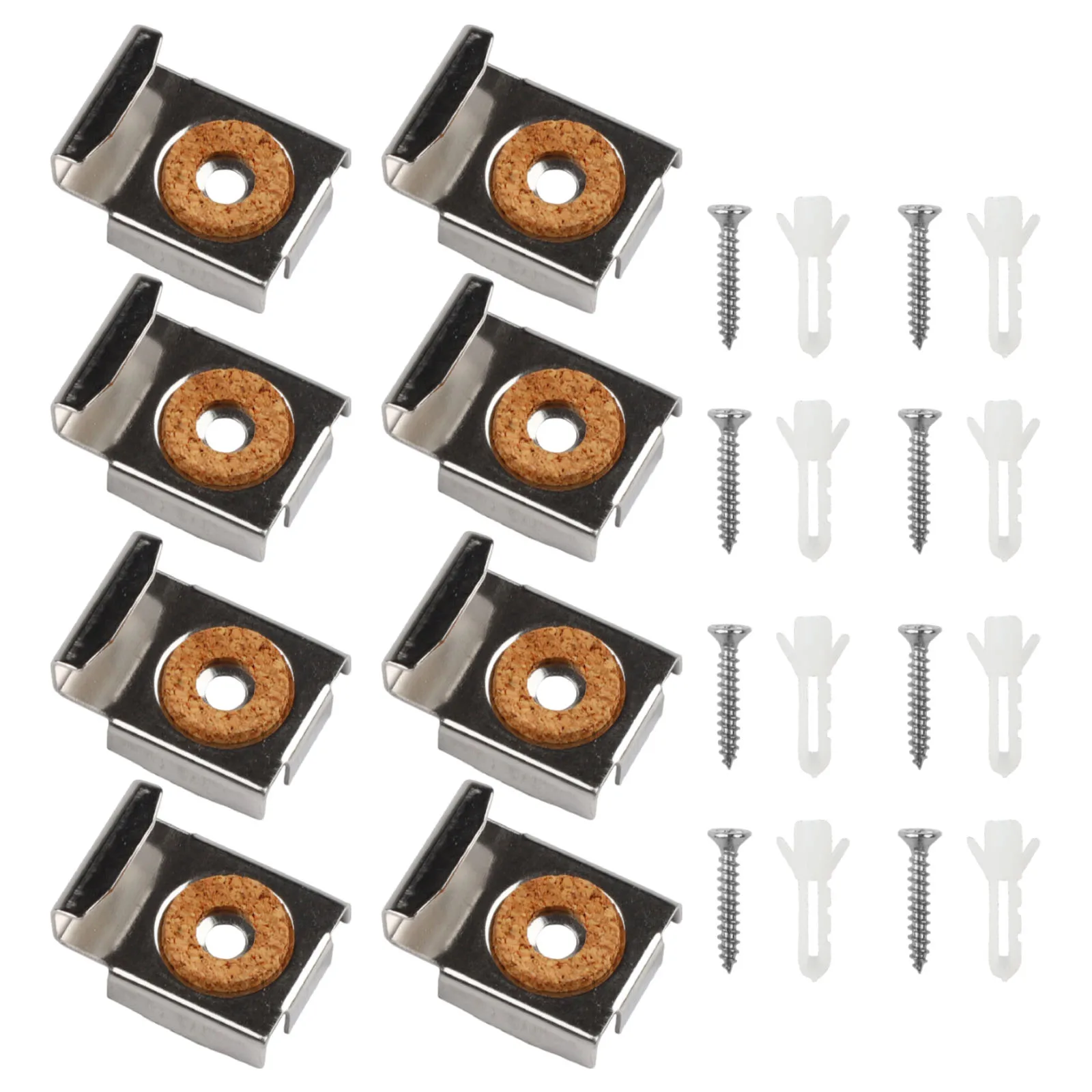 Metal Mirror Bracket Kit Heavy-Duty Mirror Brackets For Art Display Complete Mirror Installation Kit Innovative Design