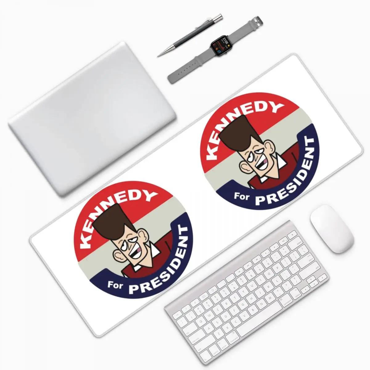 Clone High Jfk Large Mouse Pad Computer Keyboard Mouse Mat Gamer PC Laptop Desk Mat Office Accessories Table Mats