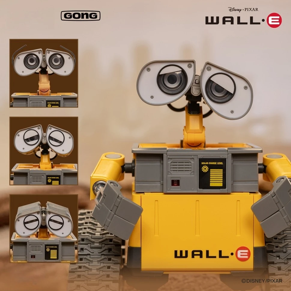 In Stock Original GONG Disney WALL·E Assembly Model Kit 15cm Cute Robot WALL·E Action Figures Toy Gift Collection