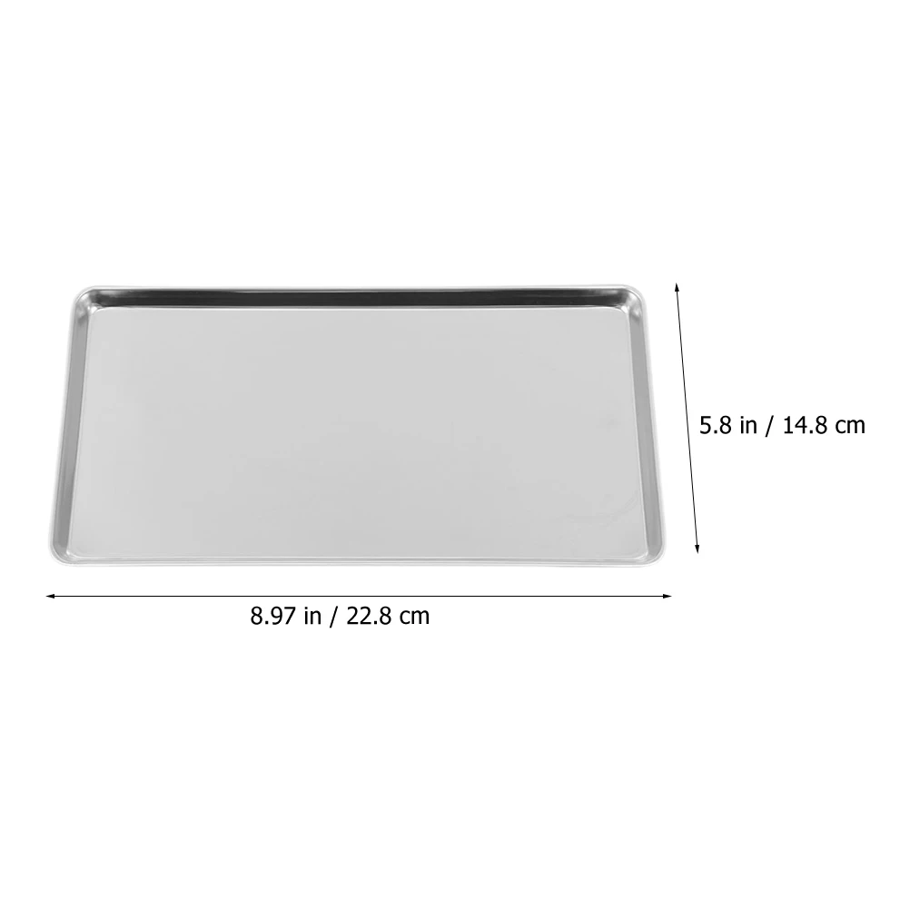 

Stainless Steel Steam Pan Oven Pan Multi Purpose Baking Plate Grilled Fish Tray Bbq Serving Storage Tray Home Restaurant Kitchen