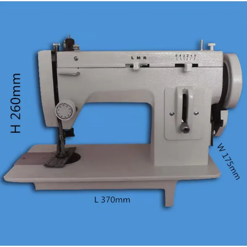 MK306 Big Flywheel Portable Heavy-Duty Leather Sewing Machine Walking Foot for Thick Leathers Zigzag Thread for Household Used