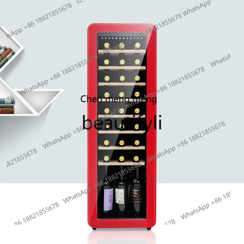 Z189 a56 Red Wine Constant Temperature Wine Cabinet for Home Use, Compressor Small Wine Cabinet, Mini Frost-Free Air-Cooled