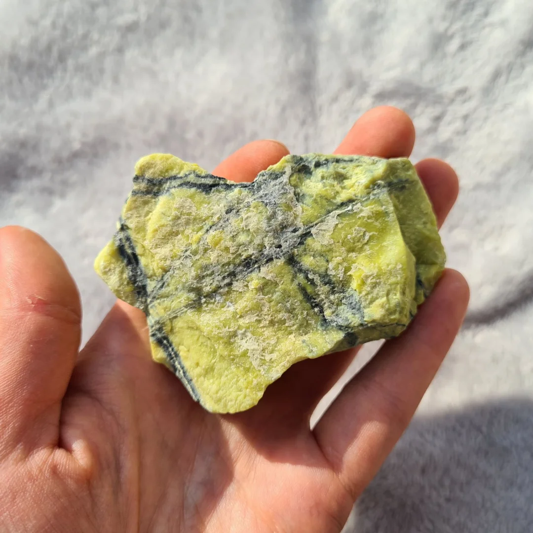 50/100/200g Natural Raw Yellow Turquoise Stone , Rough Yellow Turquoise,for Home Decoration, Crystal Stone Collection