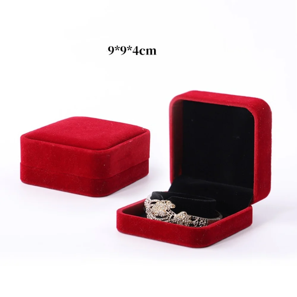 Ring Storage Box Multifunctional Velvet Jewelry Box Bracelet Organizer Box Timeless Necklace Organizer For Jewelry Organization