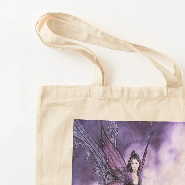 Dragon Gargoyle with Fairy Tote Bag woman shopping bag Beach bag Handbags eco folding