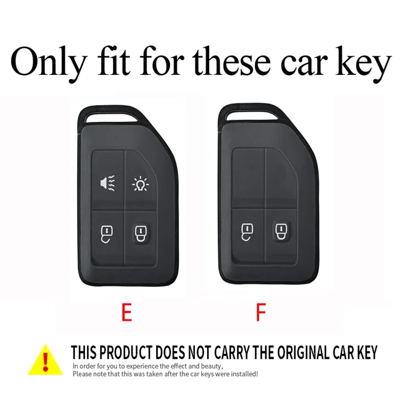 Zine Alloy Leather Car Key Case Shell Cover Holder For Volvo FH16 RC FM EVRO 6 fh CARGO 555 FM Heavy Truck Protector Accessories