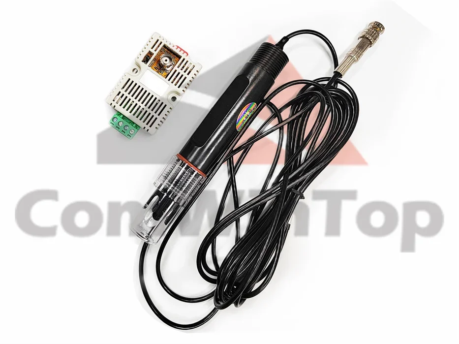 Capteur de détection de transmetteur d\'eau ORP, tension technique 0-5V 0-10V 4-20mA, sortie RS485, capteur ORP, électrode BNC