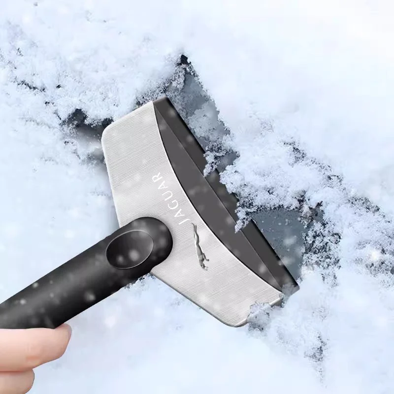 Car Snow Brush Cleaning Shovel Glass Ice Scrapers Tool Accessories For Jaguar XE XF XJ F-Type F-Pace XKR XEL XFL S F XK XJL XJ6