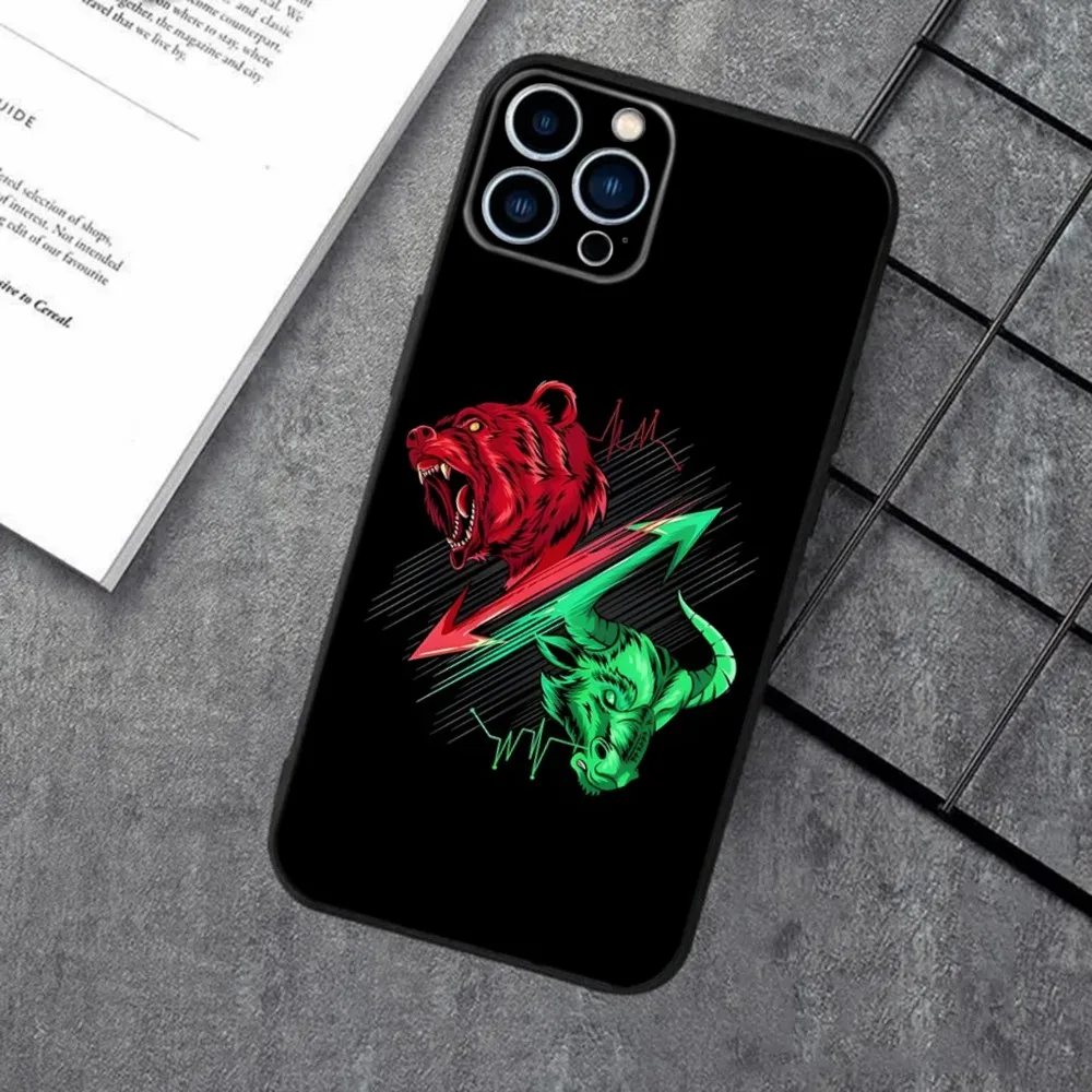 Day Trading Day Trader Trader Phone Case For Apple iPhone 15,14,13,12,11,XS,XR,X,8,7,Pro,Max,Plus,mini Silicone Black Cover