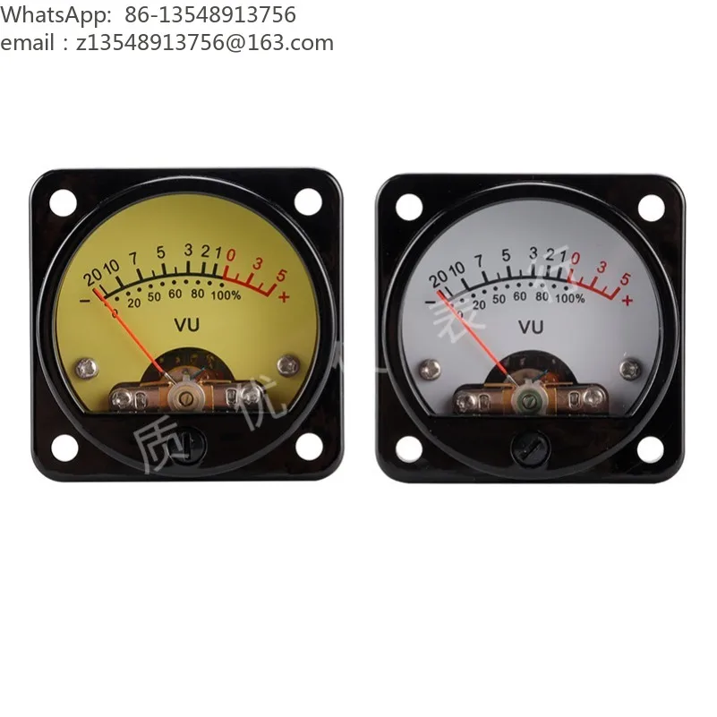 45mm VU Level Meter High Precision Audio DB Sound Pressure Meter for Tube Amplifier with Driver Board