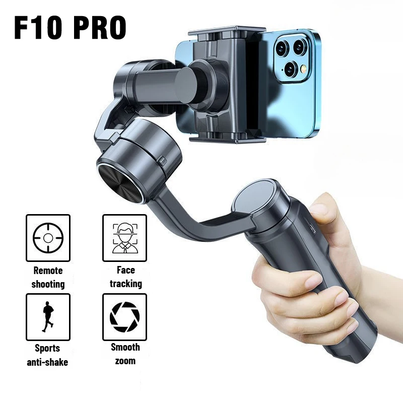 F10 Pro handheld 3-axis Mobile gimbal handy stabilizer for cell phone holder real-time tracking stabilizzatore smartphone Selfie