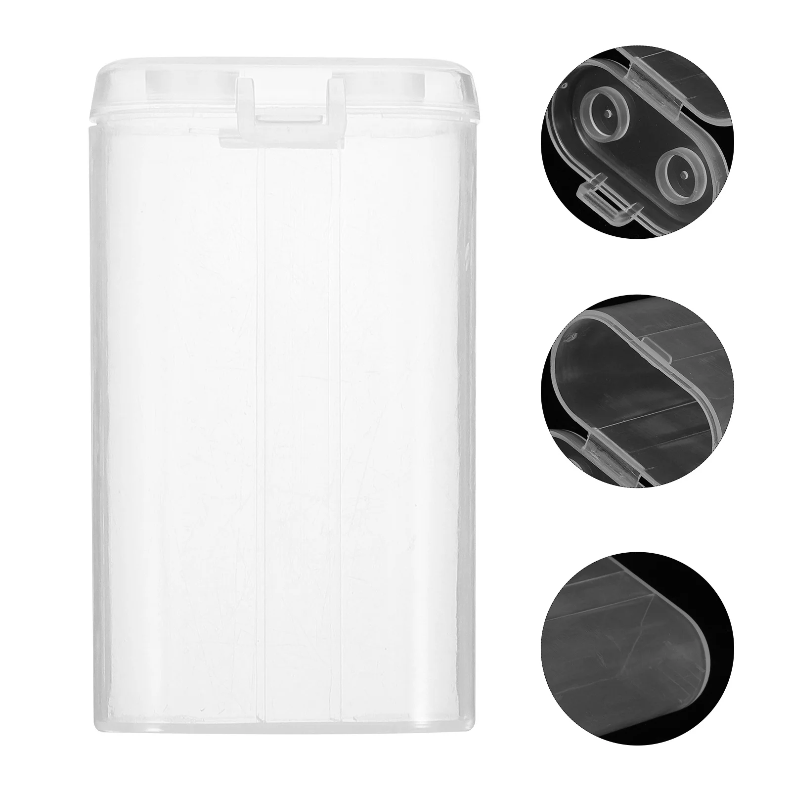 

10Pcs Storage Box Portable Compact Plastic Organizer Case 2 Slots Holder Durable Electronic Storage