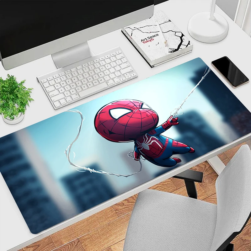 

Marvel Spider-Man Mouse Pad New HD Anime Desk Mat PC Gaming Accessories Keyboard Mousepad Laptop Large Game Cabinet XXL Carpet