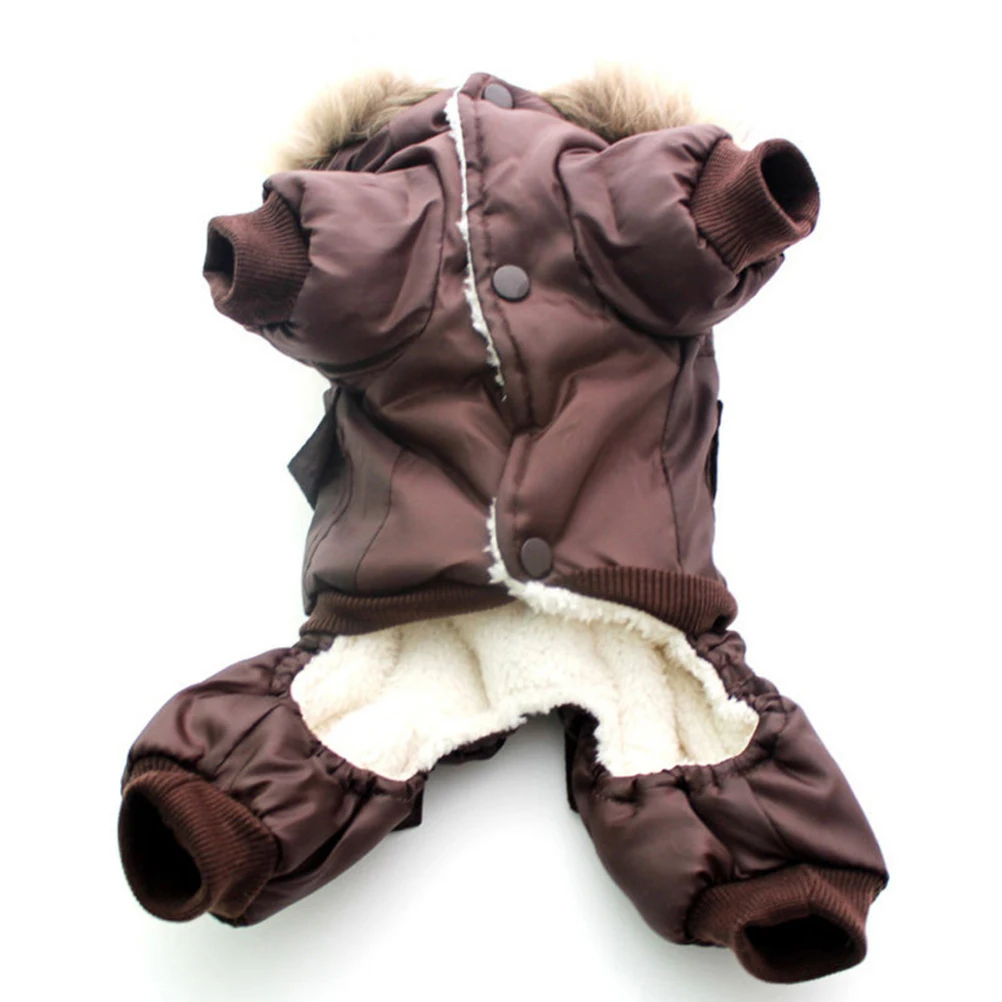 

Uniform Dog Winter Coat Waterproof Hoodie Small Dogs Coats Windproof Pet Material Comfortable Wear USA