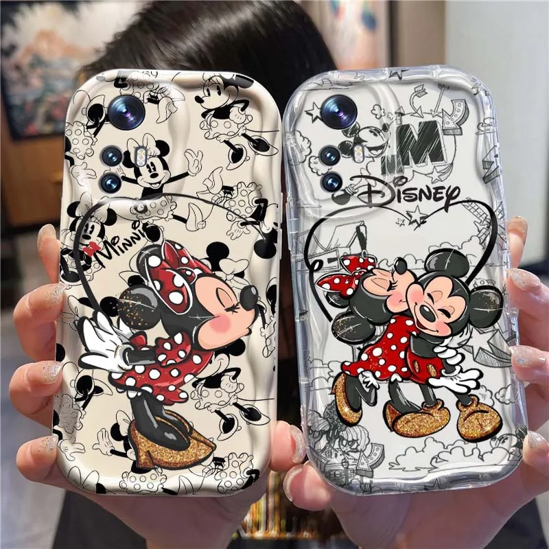 

Minnie Mickey Cute Phone Case For Xiaomi Mi 11 12 12T 14 15 Lite Ultra Poco F4 X3 X5 X6 X4 X7 M6 F6 Pro 5G Wave Oil