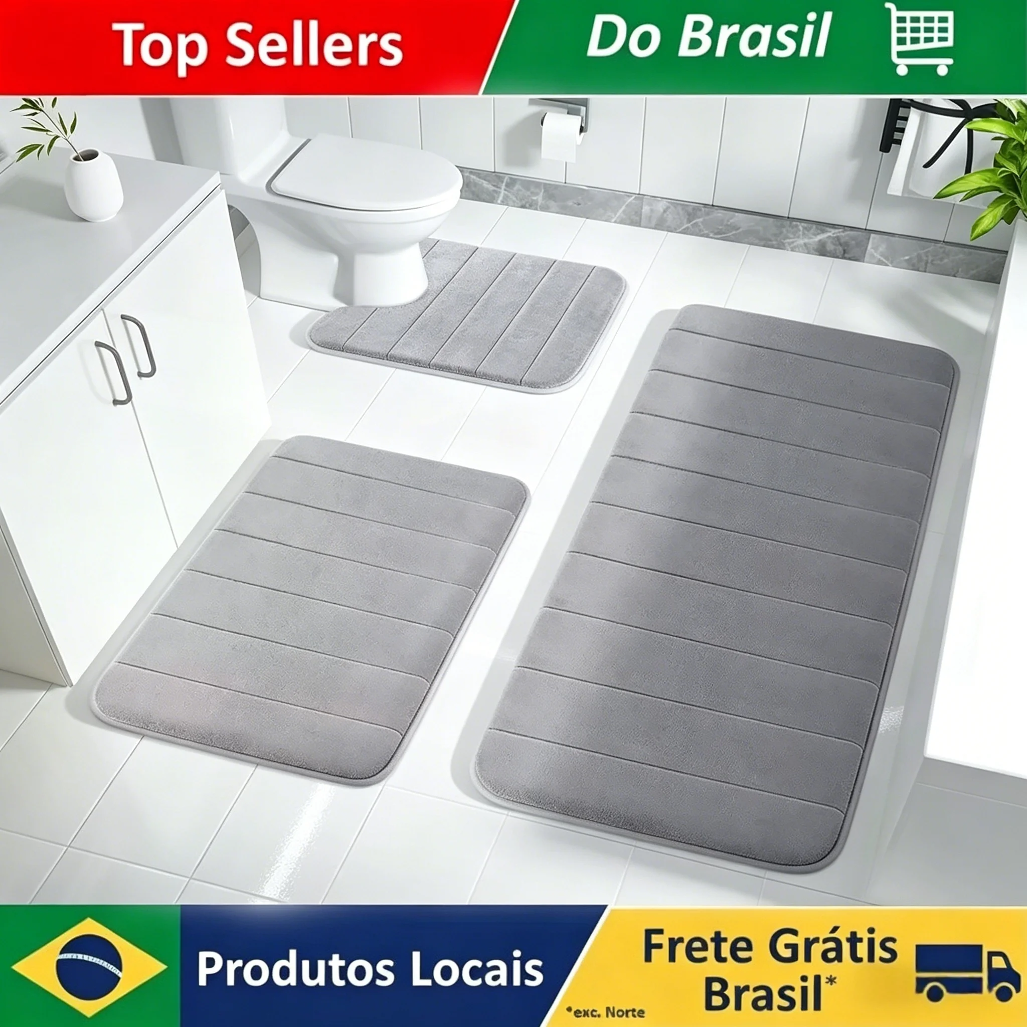 Soft Memory Foam Bath Mat Quick Dry Water Absorbent Non Slip Bathroom Rug Comfortable Foot Pad For Shower Room Toilet Floor Home