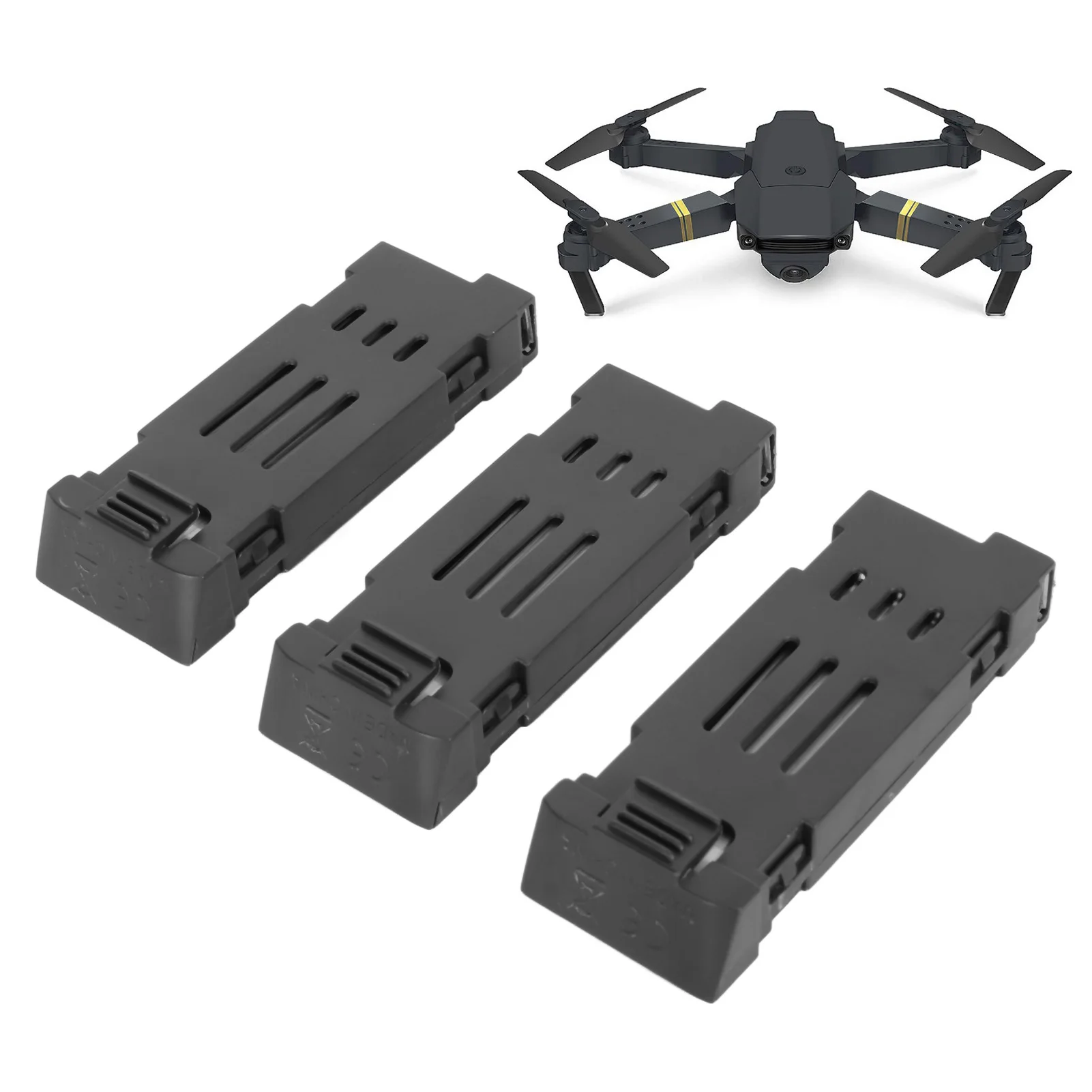 RC Quadcopter Battery 1800mAh Long Battery Life Compact Remote Control Drone Lithium Battery Replacement for 998PRO for E58 E68