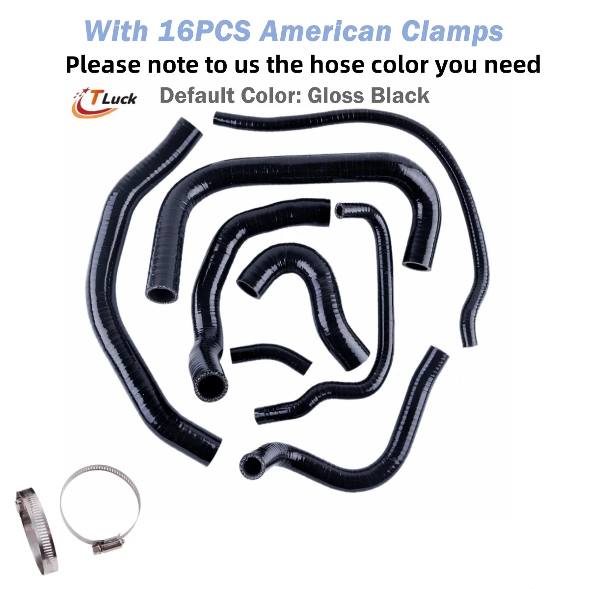 8PCS For Honda CBR900RR CBR919RR Fireblade 1998 1999 Silicone Radiator Coolant Tubes Hose Pipe Parts Kit