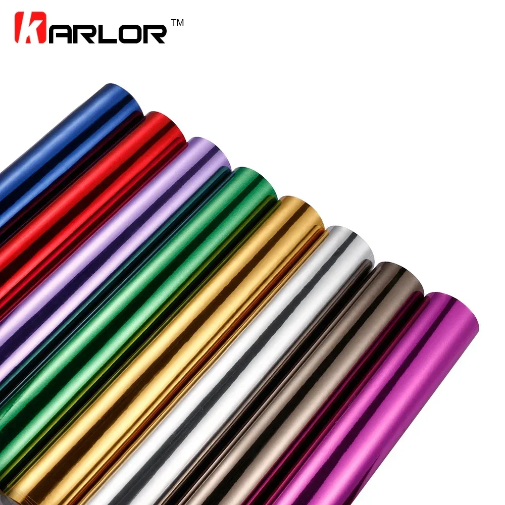 10/30x100cm Chrome Mirror Vinyl Wrap Film Car Wrapping Covering Film Colour Change Sticker Auto Wrapping Foil Car Accessories