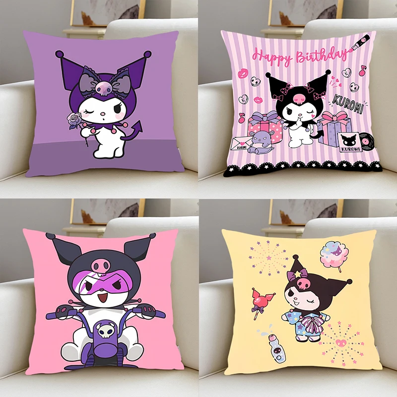 

home decor Pillow Cover Kulomi iving room 40x40 car restaurant deck chair Dakimakura Throw Pillows Square Pillowcase Home Decor