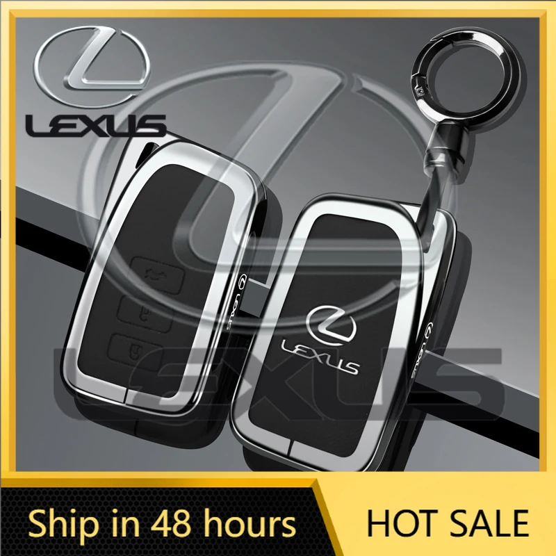 

2026 Hot Interior Stickers Zinc Alloy Car Key Case Cover For Lexus NX GS RX IS ES GX LX RC 200 250 350 LS 450H 300H Fob Keyless