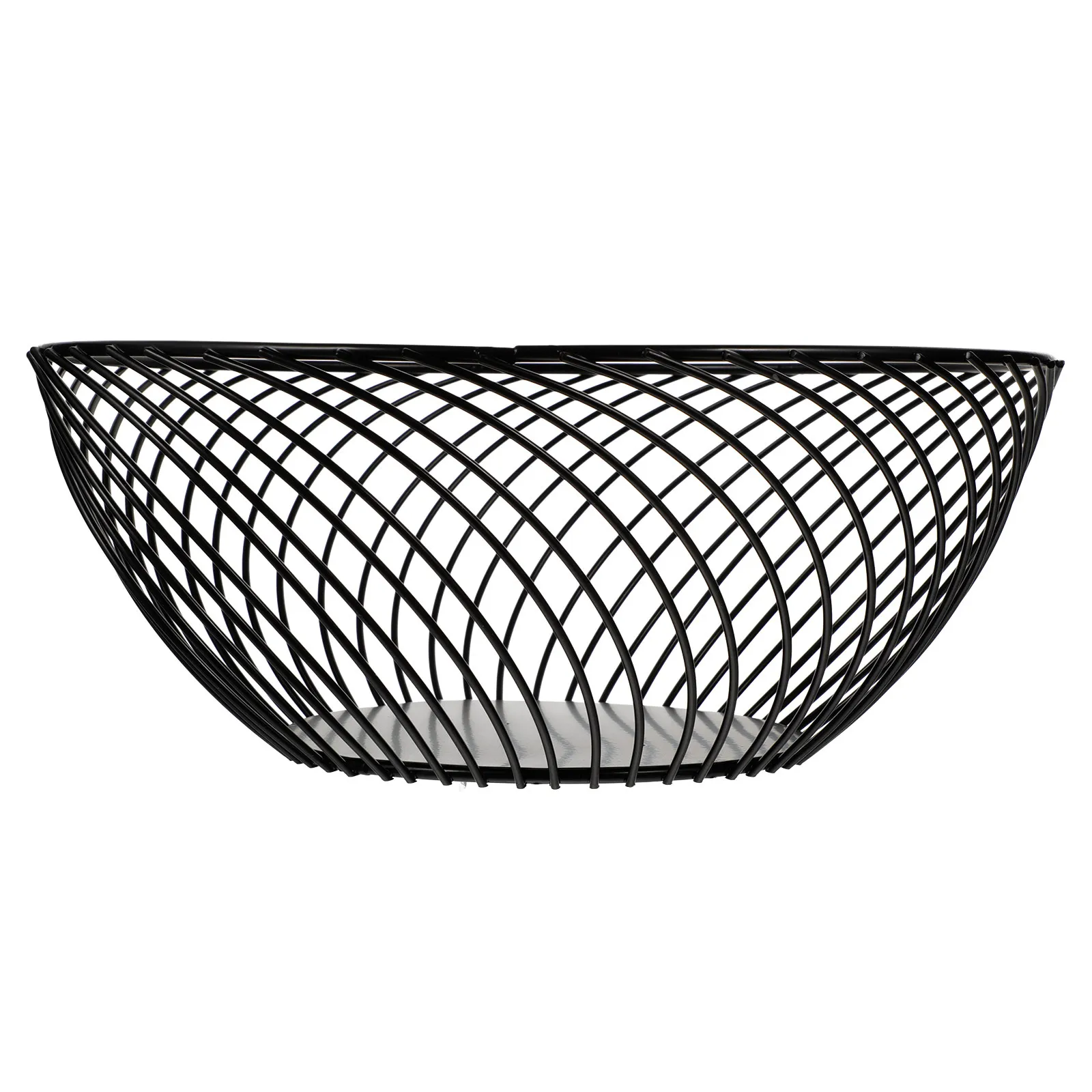 

Metal Fruit Basket Iron Storage Holder For Kitchen Counter Hollow Design Snack Candy Organizer Drainable Vegetable