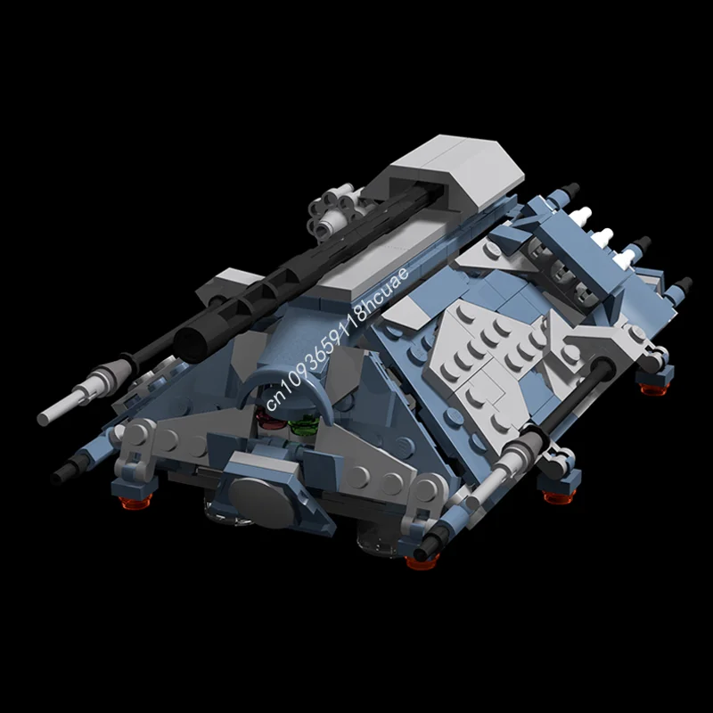 324 pçs moc protetor tanque de batalha pesada arte c4 nan modelo blocos de construção criativo diy idéia brinquedos aniversário presentes natal