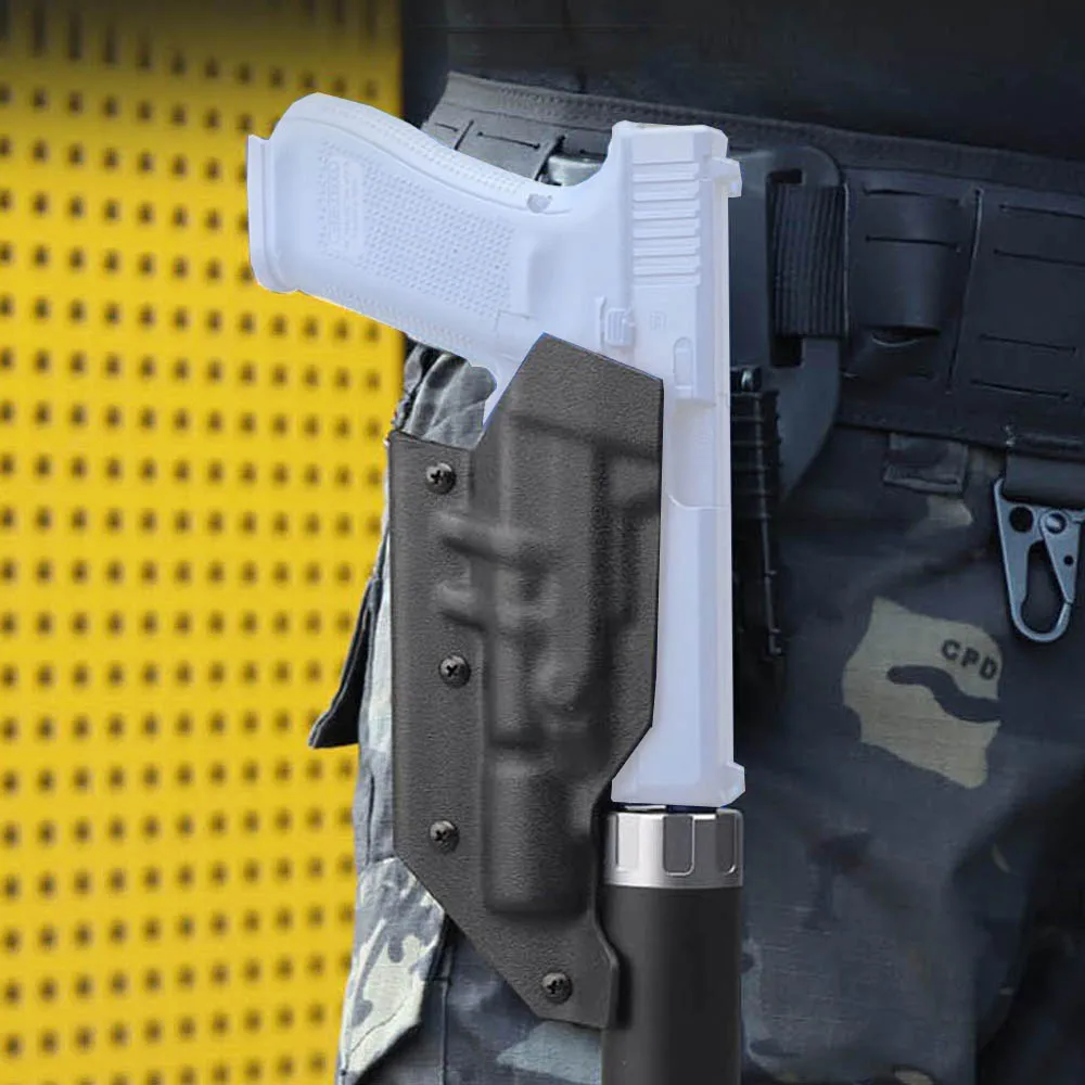 

Lightweight Kydex Tactical Pistol Holster Quick Pull Beretta M9/HK/SIG P320/S&W M&P Series + X300 Lamp Hunting Airsoft Holster