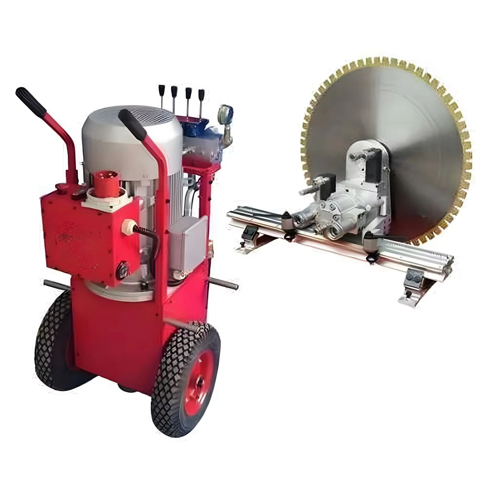 

Concrete Wall Saw with Vibration Damping