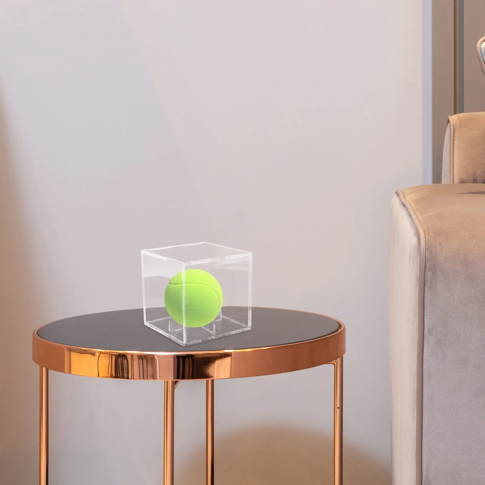 

Acrylic Baseball Display Case Clear Cube Holder For Sports Balls Storage Showcase Box For Baseball Golf Hockey Puck