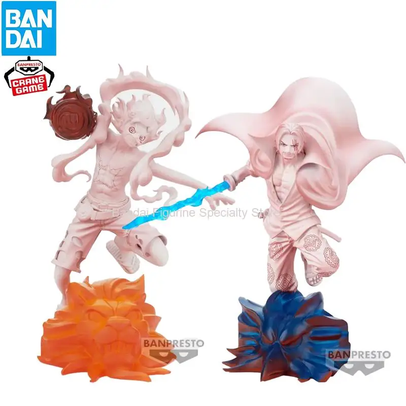 Oryginalna figurka akcji Bandai Banpresto One Piece Monkey D. Luffy i One Piece Film Red, towar anime, dostępna od ręki.