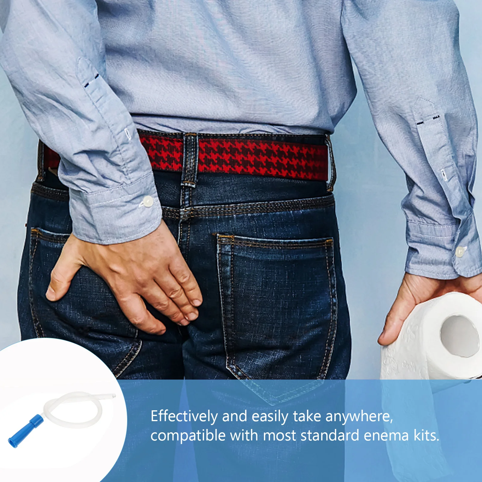 

20Pcs Professional Enema Accessory Portable Flusher Safe Insertion Regular Cleaning Healthy Lifestyle Enema Head