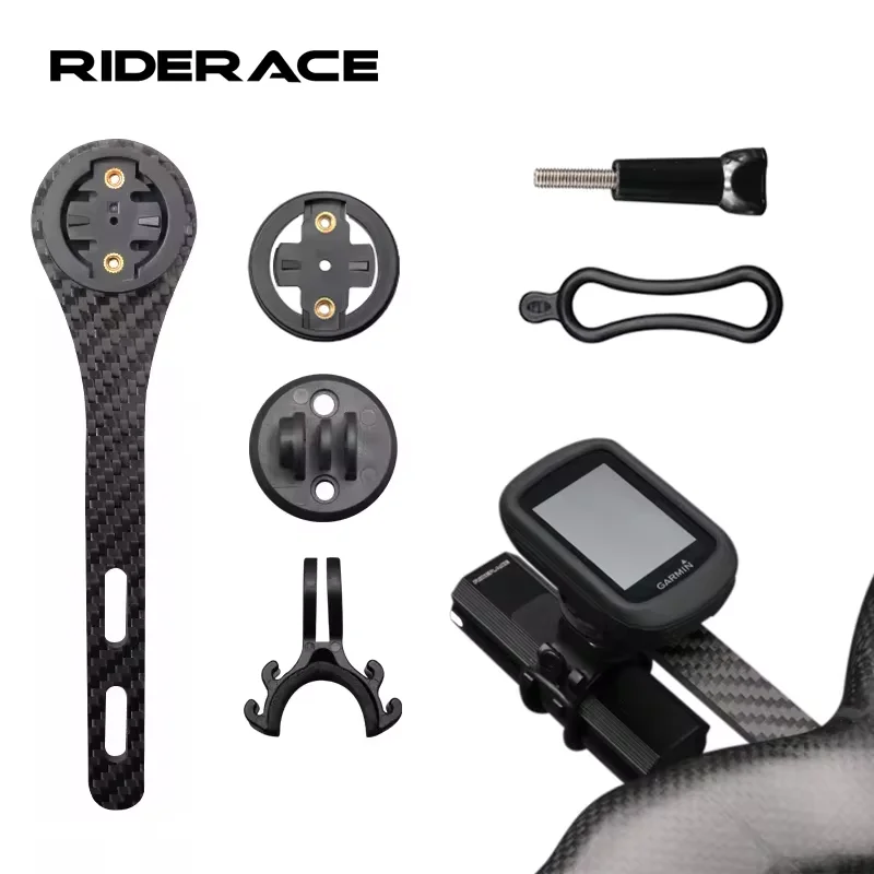 Carbon Fiber Bike Computer Holder Road Bicycle handlebar Stopwatch Speedometer Mount bracket For Garmin Bryton Gopro Light Stand