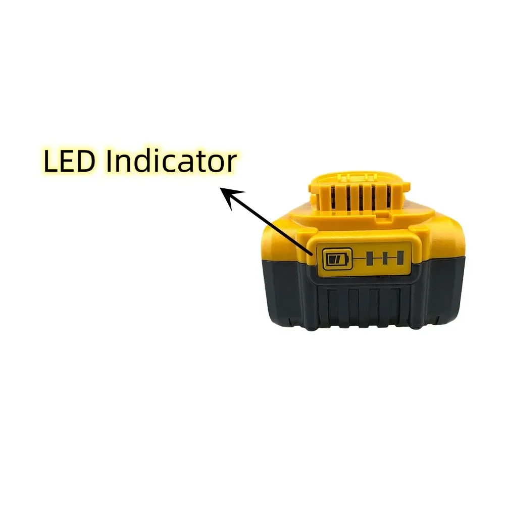 Per batteria per utensili elettrici Dewalt 6000mAh 20V dcb180 dcb181 dcb182 dcb201 dcb201-2 dcb200 dcb200-2 dcb204-2