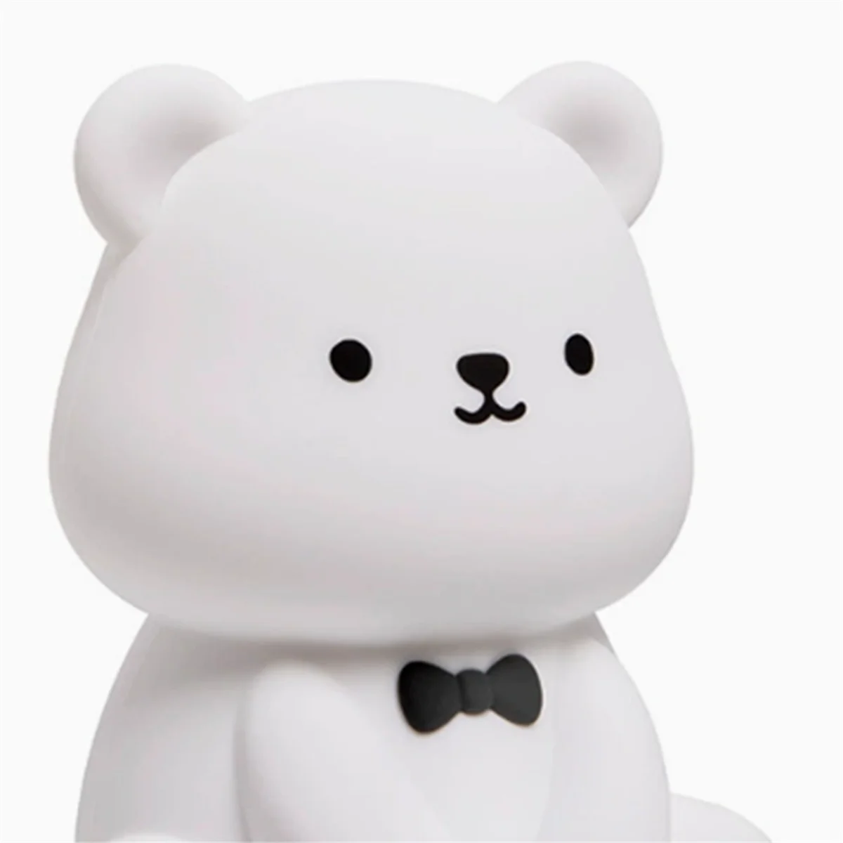 

Silicone Teddy Bear Fun Night Light 3 Level Dimmable Nursery Light Colorful Warm White Sleeping Beside Lamp for Bedroom