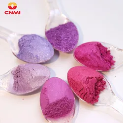 CNMI 100g/bag Bulk Colorful Rose Red Mica Powder Natural Epoxy Resin Pigment for DIY Soap Making Nail Arts UV Glue Dye Makeup