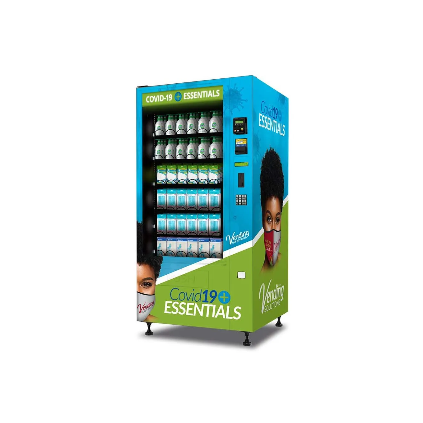 Outdoor Use Small Size Wall Mounted Snack Drink And Food Candy Power Bank Vending Machine