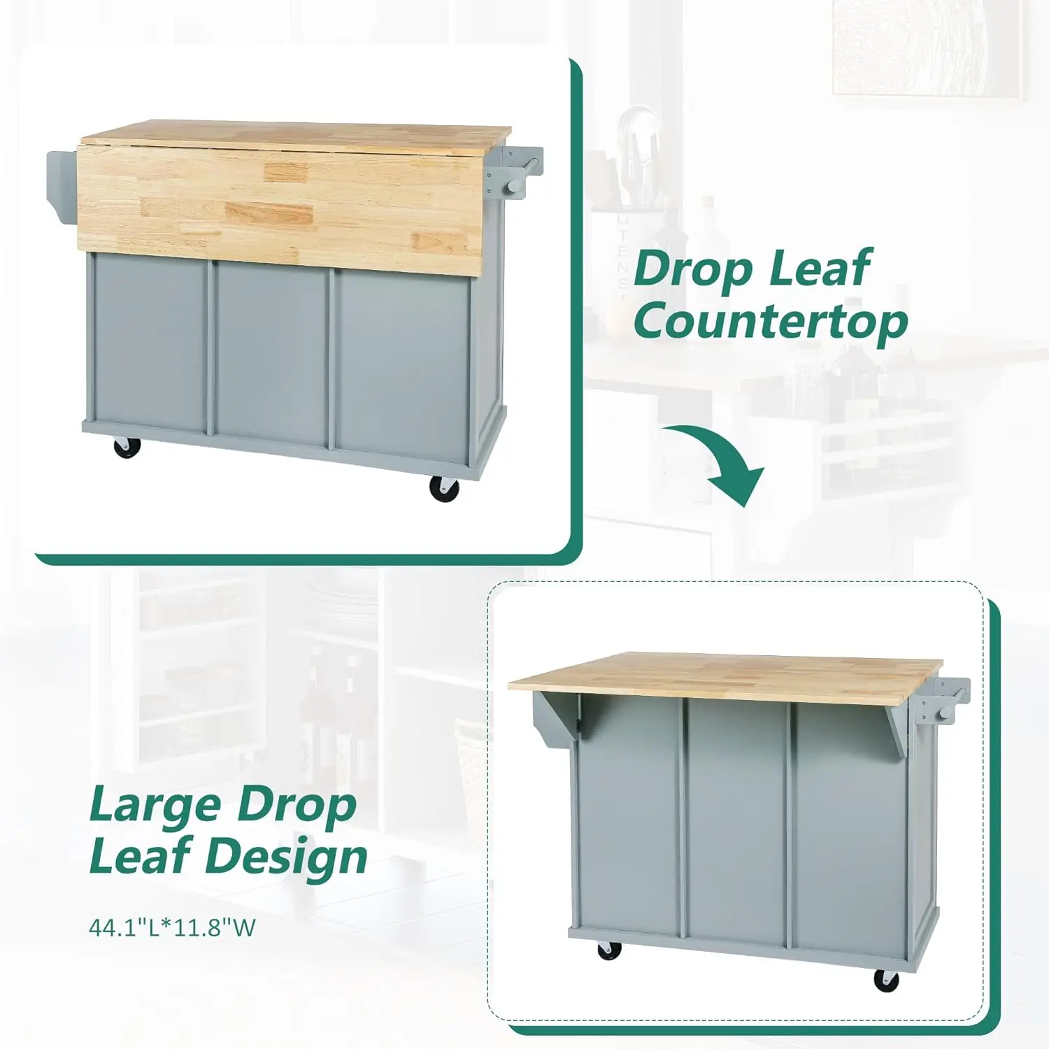 Thumbnail 3 - #13 Best Kitchen Island Carts to Buy In 2026
