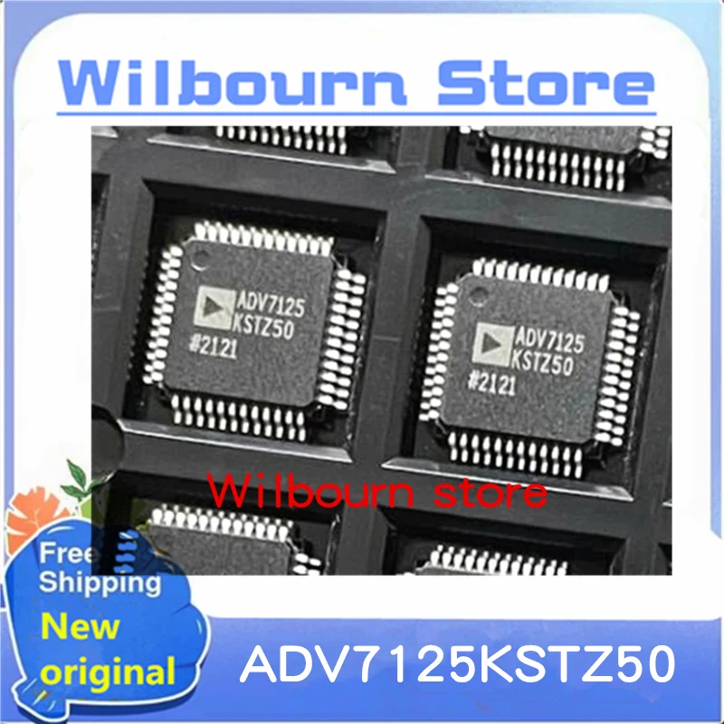 

100% новый оригинальный 5 шт. ~ 20 шт./лот ADV7125KSTZ50 ADV7125 KSTZ50 LQFP48
