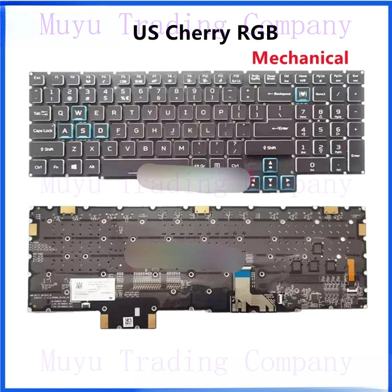 Laptop/notebook US RGB Cherry backlight keyboard for Acer Predator Helios 700 PH717-71-746G n17q11 PH517-52G