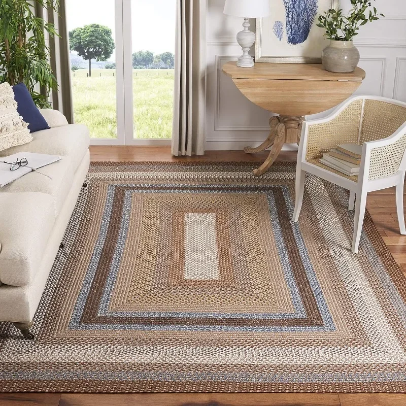 

Braided Collection Handmade Country Cottage Reversible Area Rug