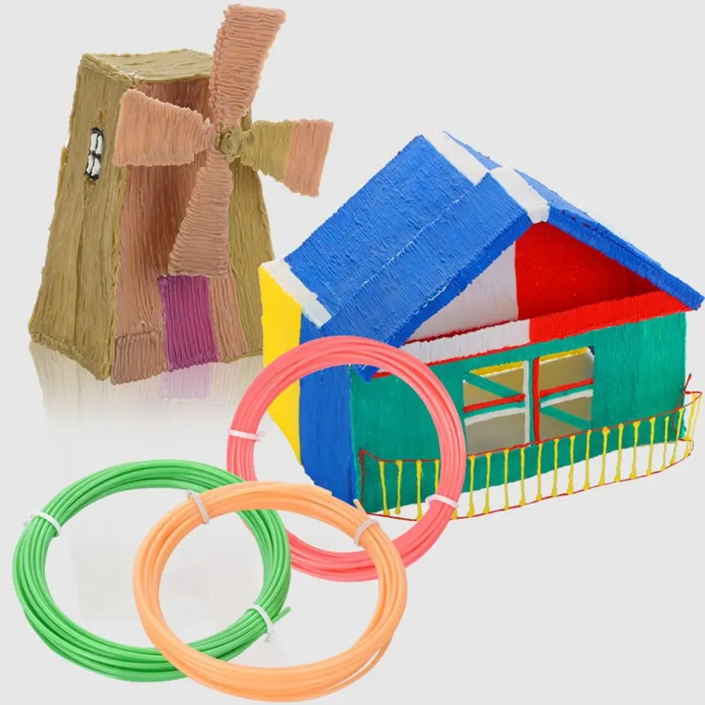 قلم طباعة ثلاثي الأبعاد مجموعة طابعة الفنون خيوط جيش التحرير الشعبى الصينى طباعة الرسم للأطفال الكبار الإبداعية لعبة هدية 36 متر خيوط جيش التحرير الشعبى الصينى + أقلام USB ثلاثية الأبعاد